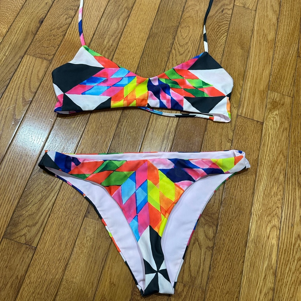 Mara Hoffman Lattice back bikini